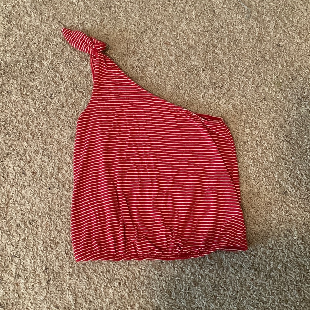 One shoulder summer tank